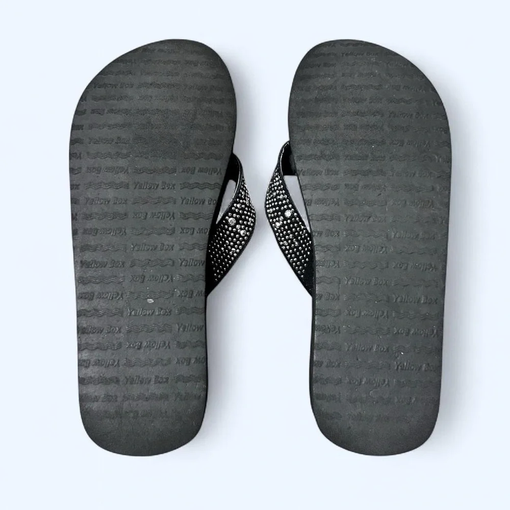 Grunge Black Rhinestone Platform Sandals by Yellow Box! - Picture 7 of 8